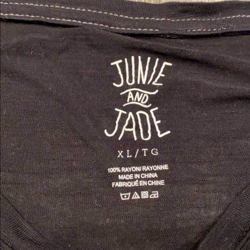 Junie and Jade Whatever Makes You Happy Crop Shirt - Picture 4 of 5